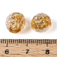 Handmade Foil Glass Beads Strands&nbsp;FOIL-N033-03D