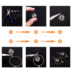 Handmade Blown Glass Globe Beads&nbsp;GLAA-PH0007-78