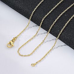 Brass Cable Chains Necklace for Women&nbsp;NJEW-P265-42G