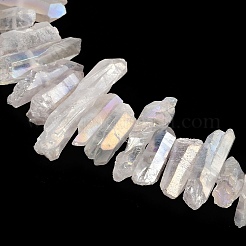 Natural Quartz Crystal Points Beads Strands&nbsp;G-K181-B28