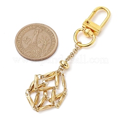 304 Stainless Steel Empty Stone Holder Chain Pouch Pendant Decorations&nbsp;HJEW-JM01885-02