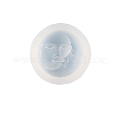 DIY Human Face Shape Sun Moon Eclipse Candle Silicone Molds&nbsp;PW-WG76860-01