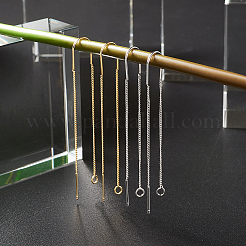 Brass Stud Earring Findings&nbsp;KK-CD0001-02