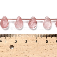 Cherry Quartz Glass Beads Strands&nbsp;G-Q167-A02-01