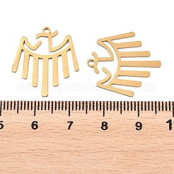 201 Stainless Steel Pendants&nbsp;STAS-B135-01G
