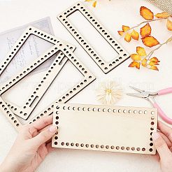 Poplar Wooden Basket Bottoms&nbsp;DIY-WH0184-19