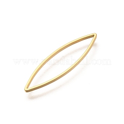 Brass Open Back Bezel Link Rings&nbsp;X-KK-B152-08B-G