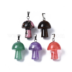 Natural & Synthetic Gemstone Pendants&nbsp;G-N0325-10