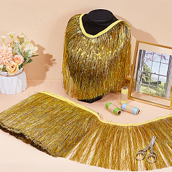 Polyester Lace Trim&nbsp;SRIB-WH0011-446A