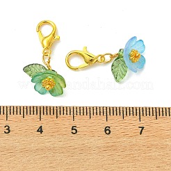 64Pcs Transparent Acrylic Pendant Decorations&nbsp;HJEW-JM04825