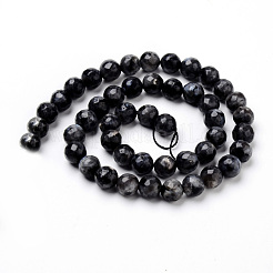 Natural Larvikite Beads Strands&nbsp;G-Q462-83-8mm