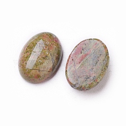 Natural Unakite Cabochons&nbsp;G-A174-05A-10x14mm