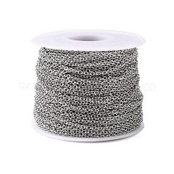 Tarnish Resistant 304 Stainless Steel Cable Chains&nbsp;CHS-R003-0.4mm