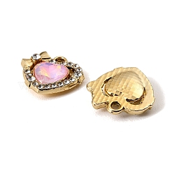 UV Plating Alloy Glass Pendants&nbsp;FIND-K032-43G