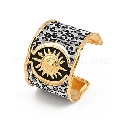 304 Stainless Steel Cuff Bangles for Women&nbsp;LS-BJEW-K285-01B-G