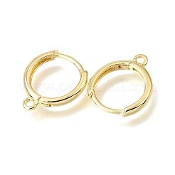Brass Huggie Hoop Earring Findings&nbsp;KK-A303-30G