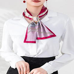3Pcs 3 Colors Tri-Ring Alloy Brooch Scarf Clip Buckles for Women Lady Girls&nbsp;AJEW-LP0010-65