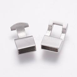 Tarnish Resistant 304 Stainless Steel Snap Lock Clasps&nbsp;STAS-L189-32P