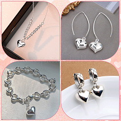 3Pcs 925 Sterling Silver Pendants&nbsp;STER-BBC0007-91
