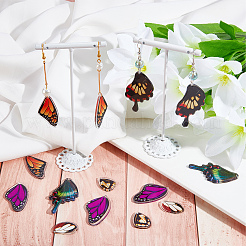 24Pcs 6 Style Spring and summer series Acrylic Pendants&nbsp;SACR-SC0001-12