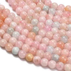 Natural Morganite Beads Strands&nbsp;G-H329-C12-8mm