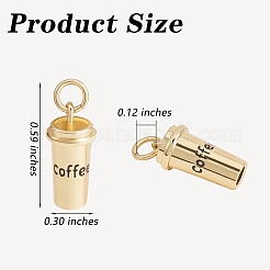 10Pcs Brass Pendants&nbsp;KK-SZ0006-19