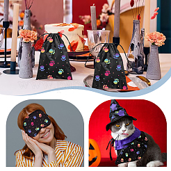 Halloween Printed Polyester Fabric&nbsp;DIY-WH0430-472A