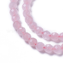 Natural Rose Quartz Beads Strands&nbsp;G-F596-20-4mm