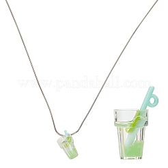 56pcs 14 style Glass and Resin Bottle Pendants&nbsp;RESI-WR0001-05