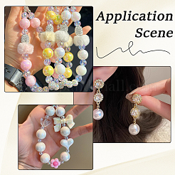 120Pcs 12 Colors Opaque Acrylic Beads&nbsp;MACR-PA0001-69
