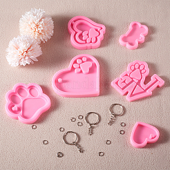 DIY Keychain Clasp Making Kits&nbsp;DIY-TA0008-89
