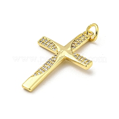 Brass with Cubic Zirconia Pendants&nbsp;FIND-Z023-08A
