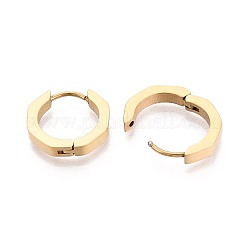 304 Stainless Steel Hoop Earrings&nbsp;STAS-T074-38G-A