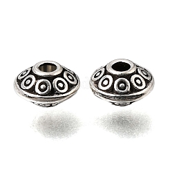 Tibetan Style Alloy Saucer Spacer Beads&nbsp;FIND-Z128-15AS