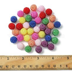40Pcs 8 Colors Imitation Pearl Acrylic Beads&nbsp;OACR-FS0001-48