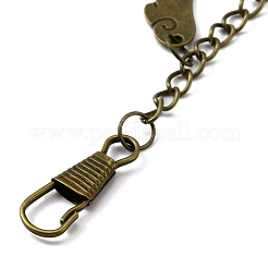Tibetan Style Alloy Keychains&nbsp;KEYC-WH0025-025