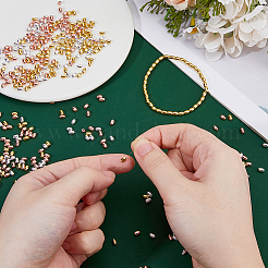 6 Strands 3 Colors Electroplate Beads Strands&nbsp;EGLA-DC0001-18