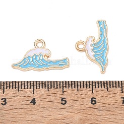 Alloy Enamel Pendants&nbsp;AL-CBAE435-13G