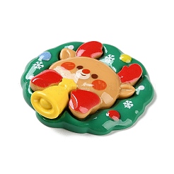 Christmas Theme Opaque Resin Cabochons&nbsp;RESI-F053-A05