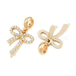 Alloy Crystal Rhinestone European Dangle Charms&nbsp;AL-CBAC2D3-09G