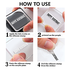 PVC Plastic Clear Stamps&nbsp;DIY-WH0631-0734