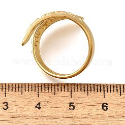 304 Stainless Steel Open Cuff Rings&nbsp;RJEW-M072-17G