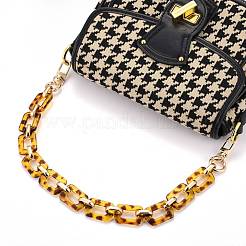 Transparent Acrylic and CCB Plastic Chains Bag Handles&nbsp;AJEW-BA00080