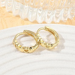 Brass Hoop Earrings&nbsp;KK-CBA30C7-16G