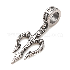 Viking 316 Surgical Stainless Steel European Dangle Charms&nbsp;SA-CBA7555-08AS