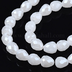 Electroplate Glass Beads Strands&nbsp;EGLA-T008-15D