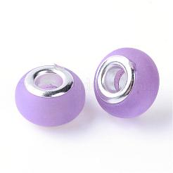 Resin Imitation Cat Eye European Beads&nbsp;RPDL-S004-M