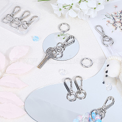 Teardrop Alloy Swivel Clasps&nbsp;PURS-SP0001-02P