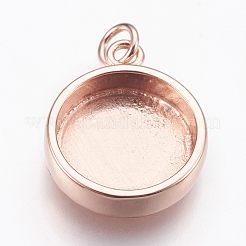 Brass Pendant Cabochon Settings&nbsp;KK-P146-08