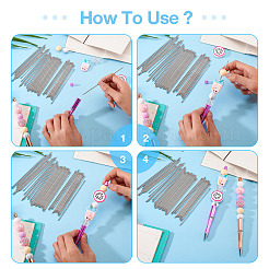 50Pcs 201 Stainless Steel Ball-Point Pen Displace Pin&nbsp;FIND-BT0001-34